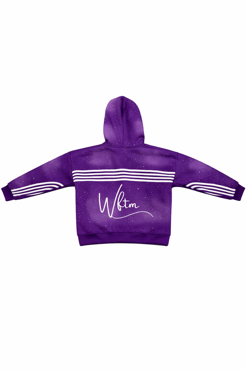 PURPLE RHINESTONE SWEATSUIT