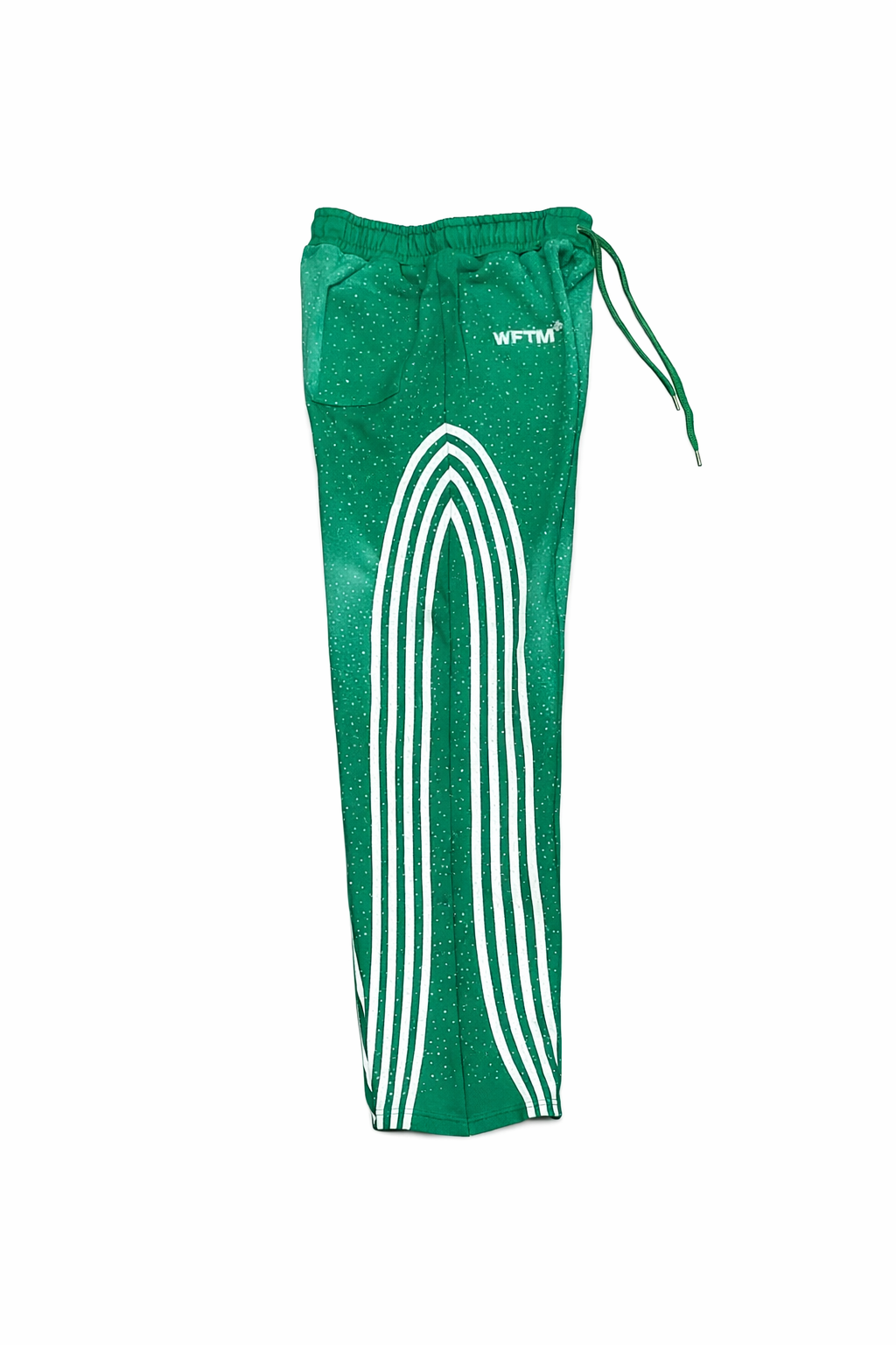 GREEN RHINESTONE SWEATSUIT