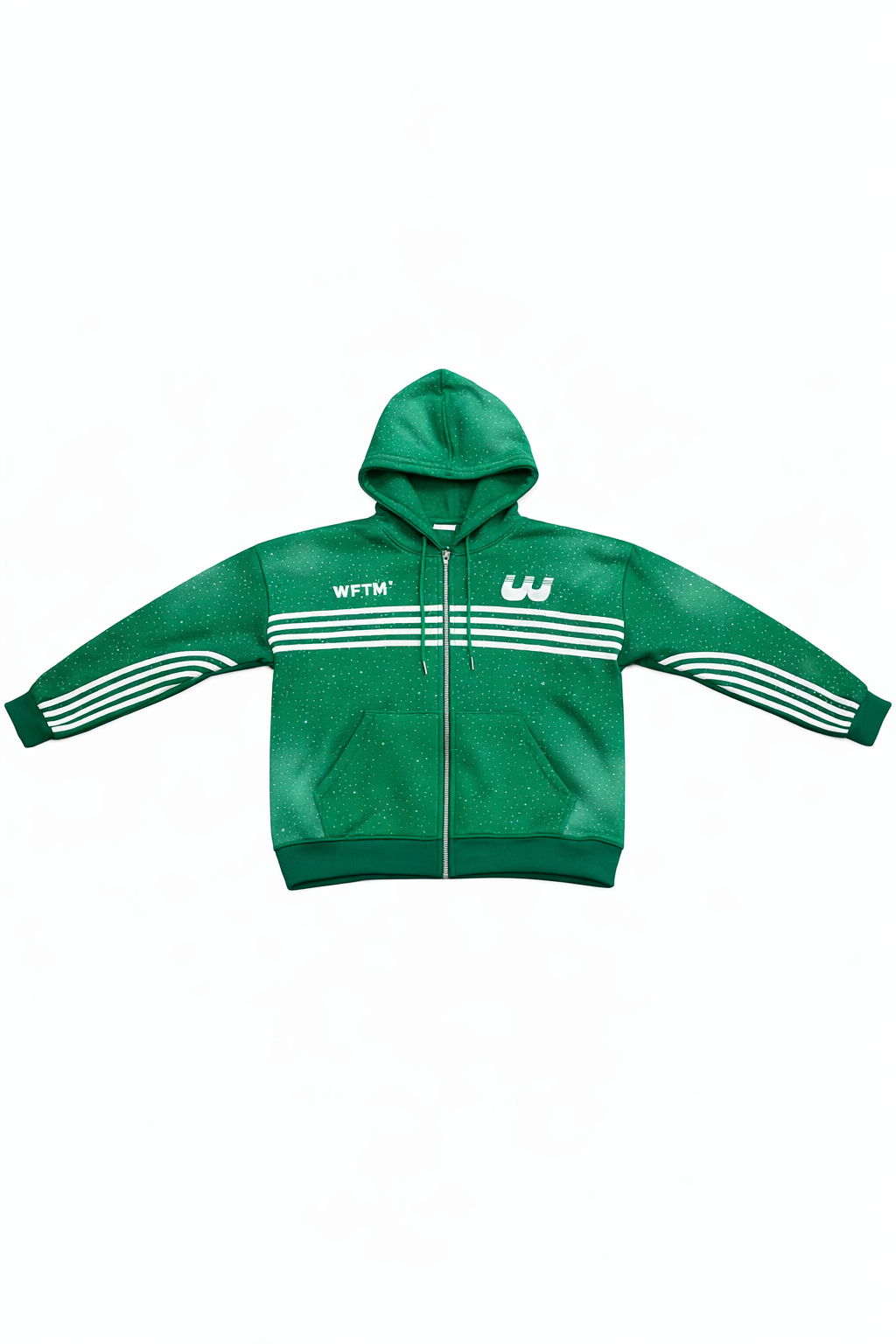 GREEN RHINESTONE SWEATSUIT